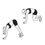 Bear squat exercise moves