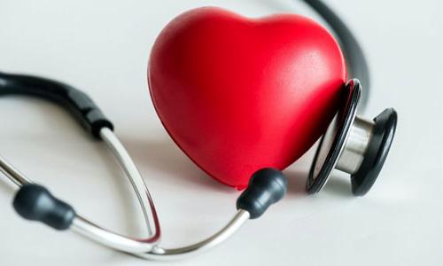 Stethoscope around a heart